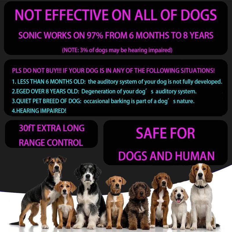 3X Ultrasonic Dog Bark Deterrent - Wowpetsmart