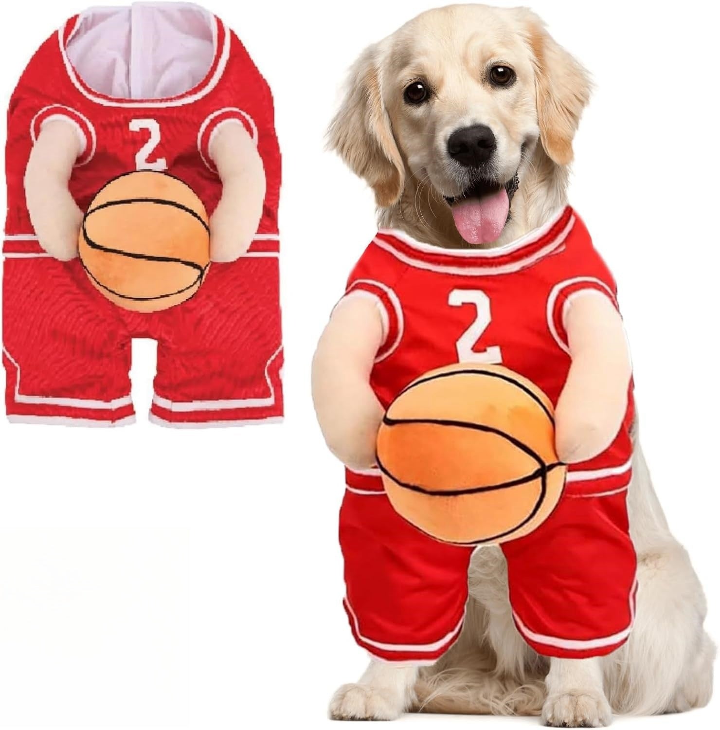 Dog Basketball Costume with Ball Wowpetsmart