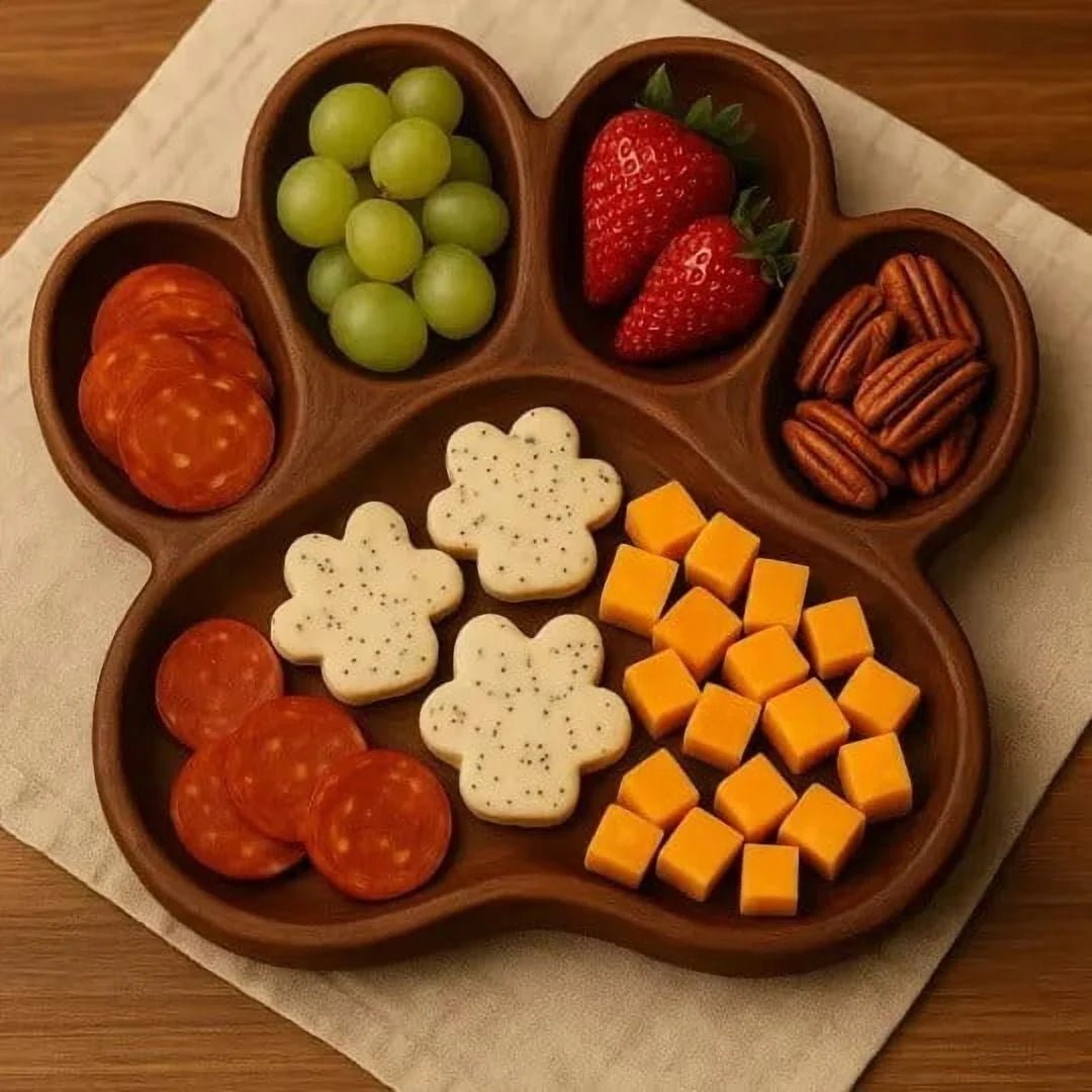 Handmade Dog Shaped Wooden Serving Platter - Wowpetsmart