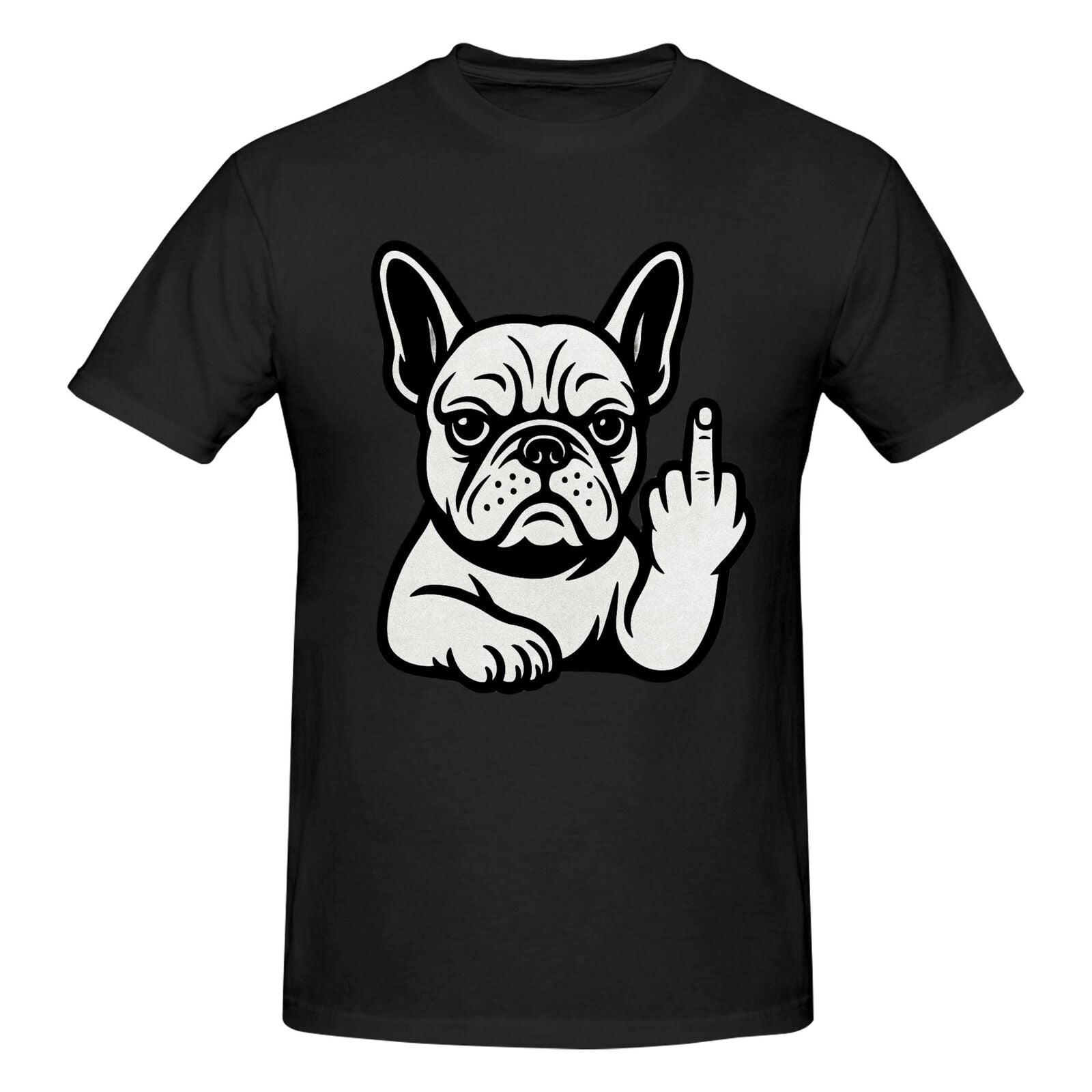 Middle Finger Frenchie Tee - Wowpetsmart
