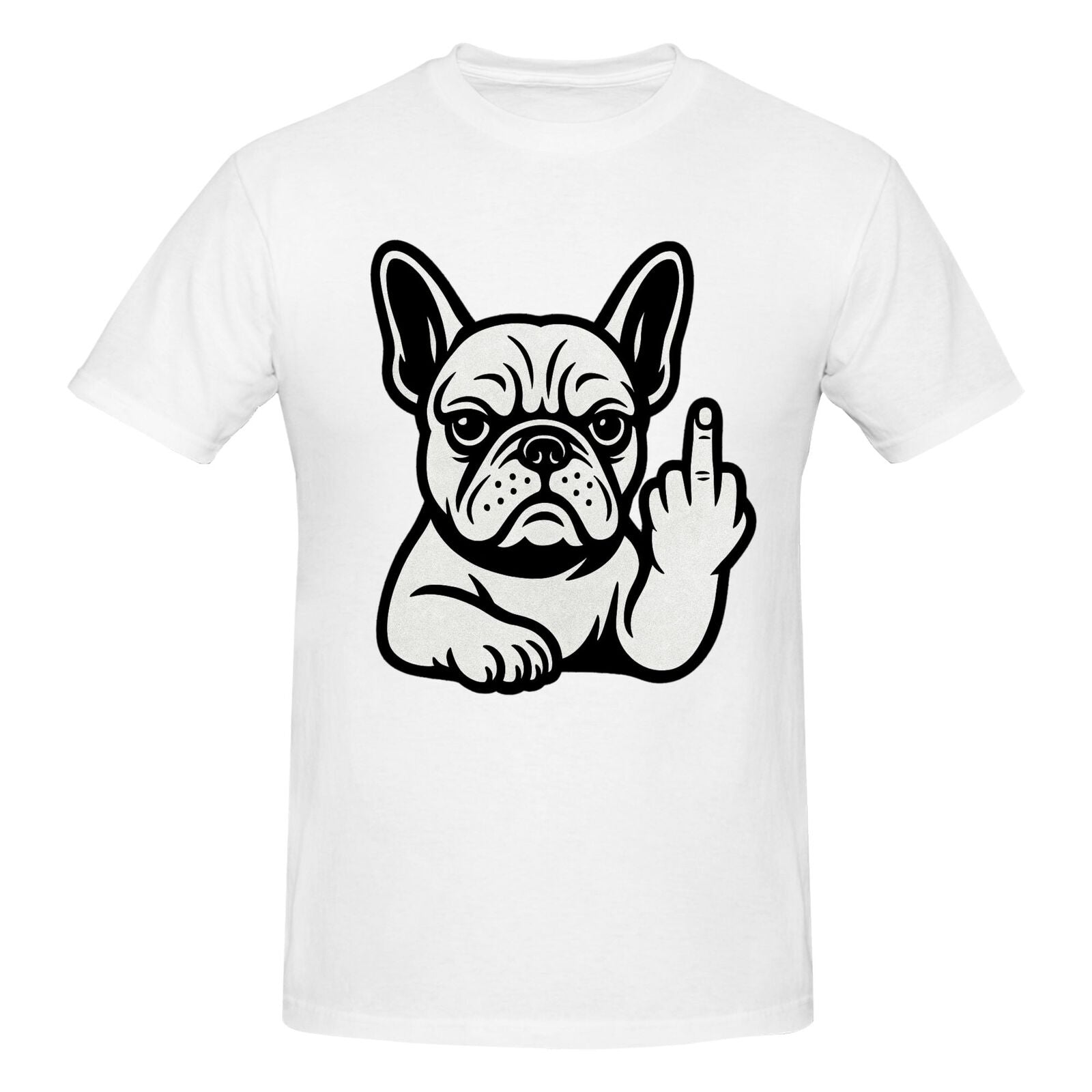 Middle Finger Frenchie Tee - Wowpetsmart