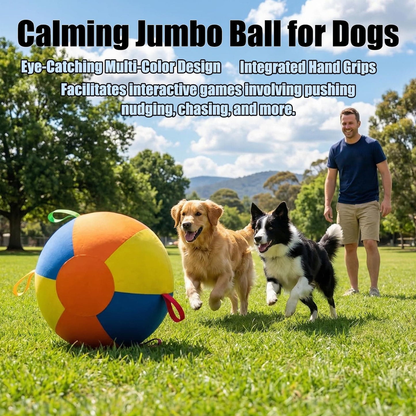 Calming Jumbo Ball for High - Energy Dogs - Wowpetsmart