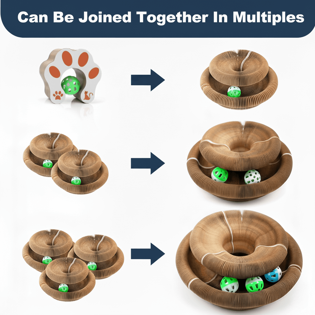 CatFold™ - Accordion Cat Scratcher Toy - Wowpetsmart