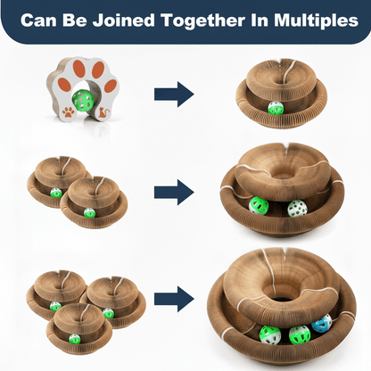 CatFold™ - Accordion Cat Scratcher Toy - Wowpetsmart
