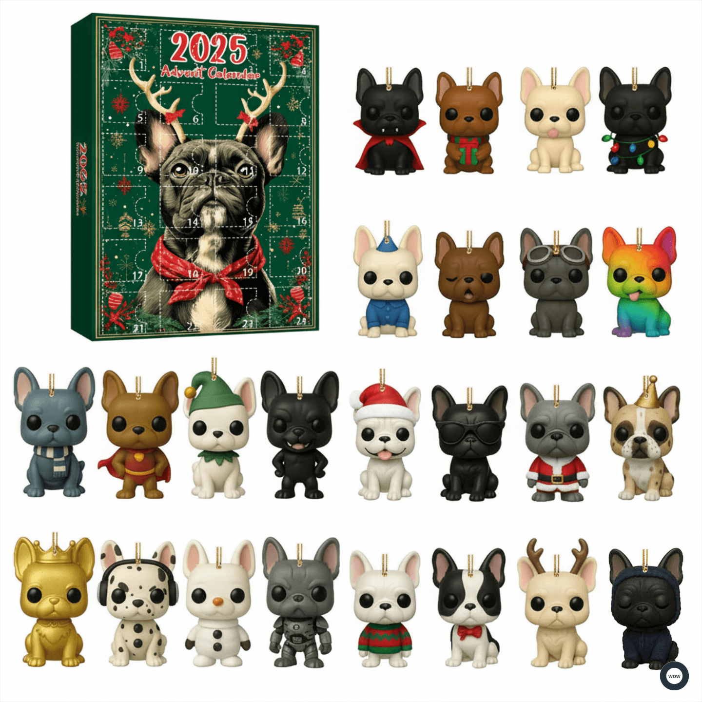 🌲Christmas Gift - 2025 Funny Dog Advent Calendar - Wowpetsmart