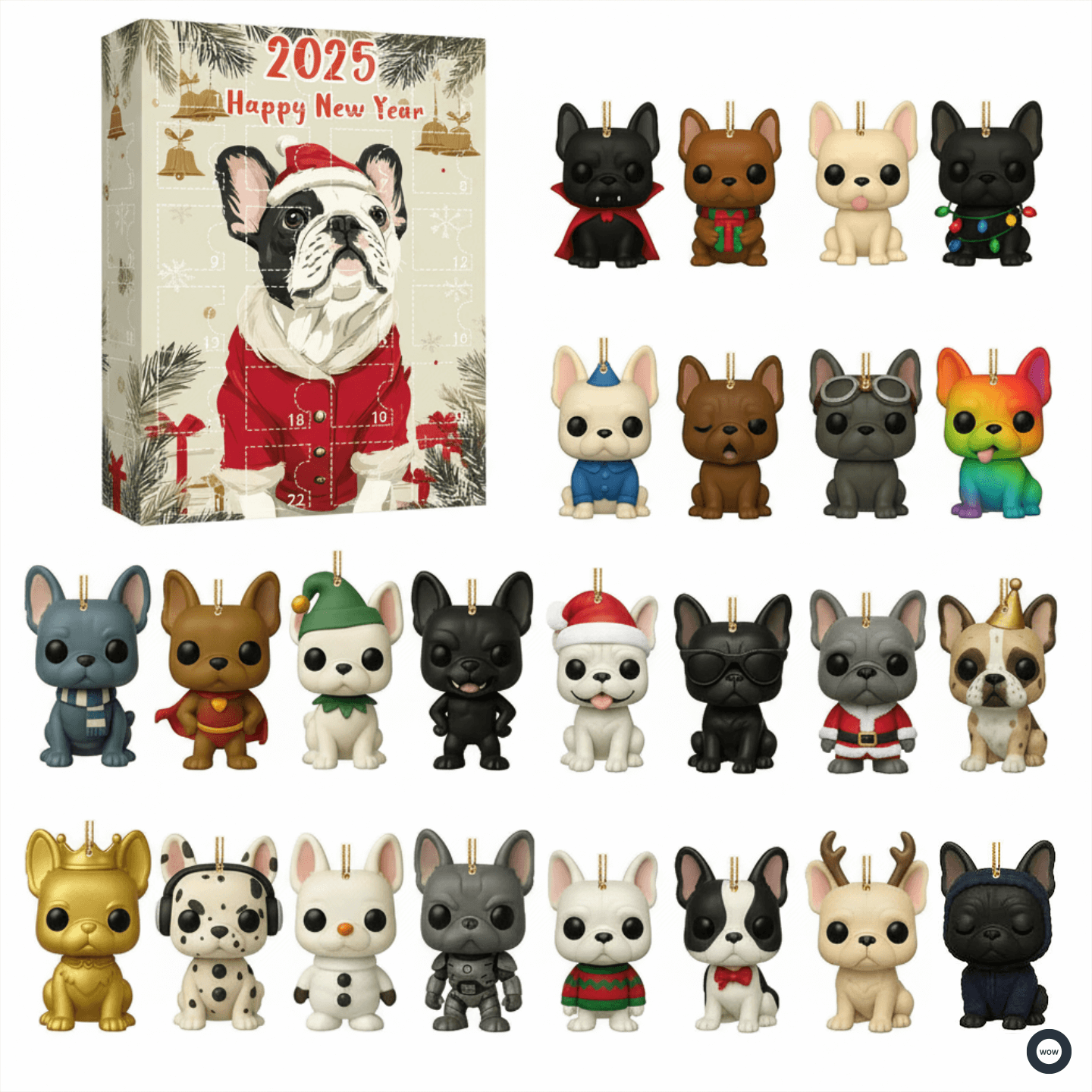 🌲Christmas Gift - 2025 Funny Dog Advent Calendar - Wowpetsmart