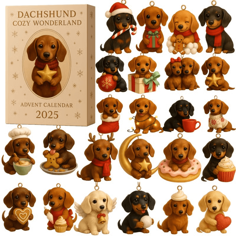 🌲Christmas Gift - 2025 Funny Dog Advent Calendar - Wowpetsmart