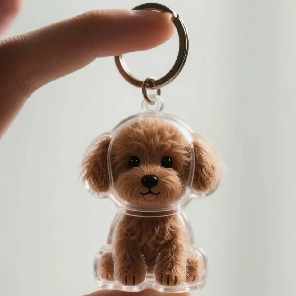 Dog Hair Collector Keychain Charm Memorial Storage Box - Wowpetsmart