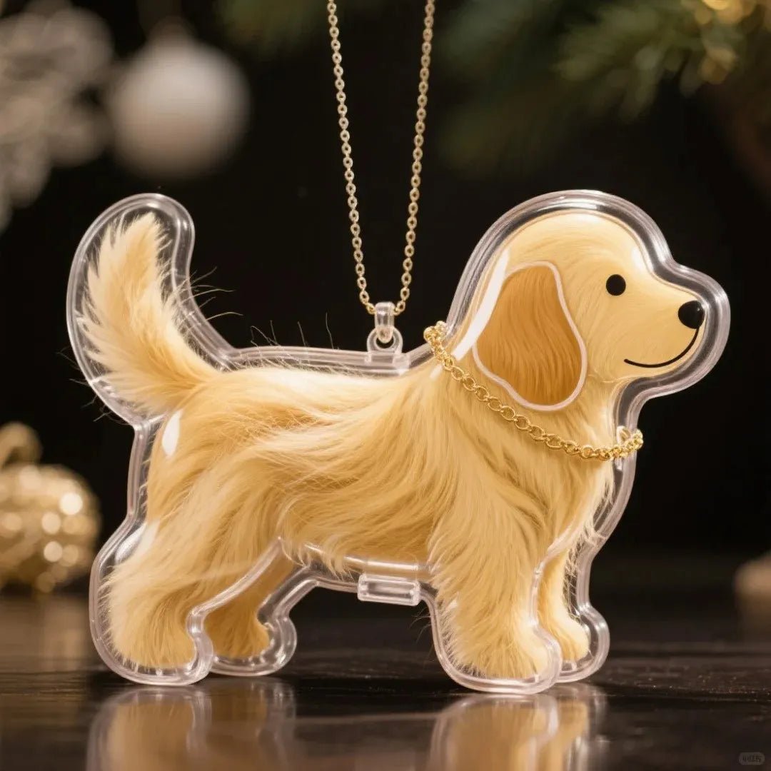 Dog Hair Collector Keychain Charm Memorial Storage Box - Wowpetsmart