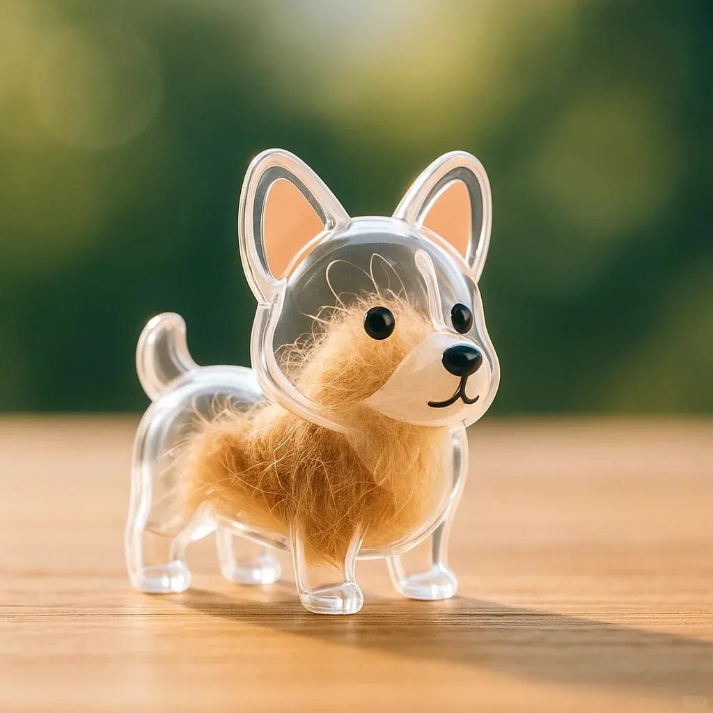 Dog Hair Collector Keychain Charm Memorial Storage Box - Wowpetsmart