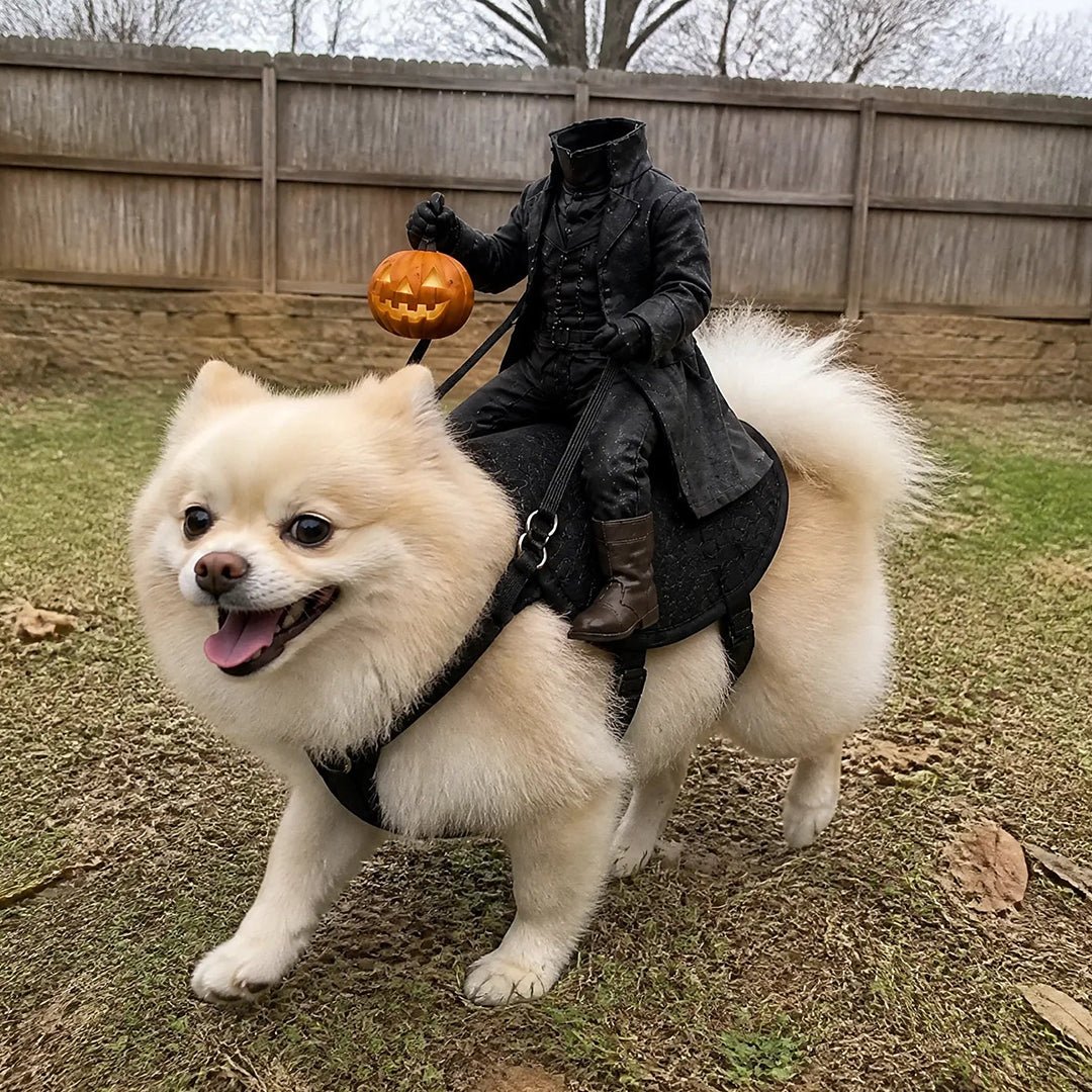 Headless Horseman Rider Pet Costume – Halloween Cat & Dog Outfit - Wowpetsmart