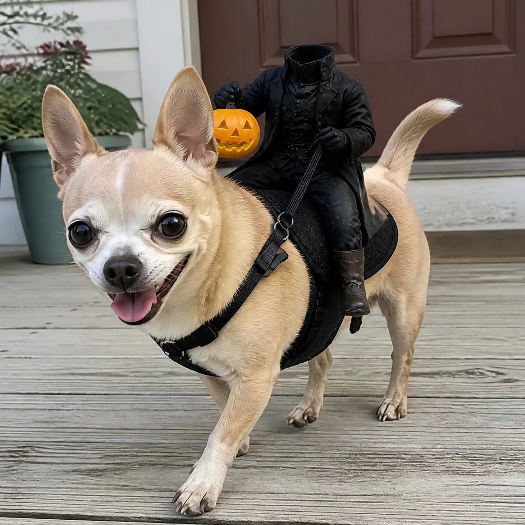 Headless Horseman Rider Pet Costume – Halloween Cat & Dog Outfit - Wowpetsmart