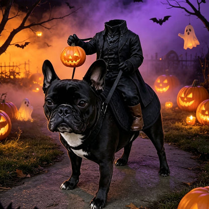 Headless Horseman Rider Pet Costume – Halloween Cat & Dog Outfit - Wowpetsmart