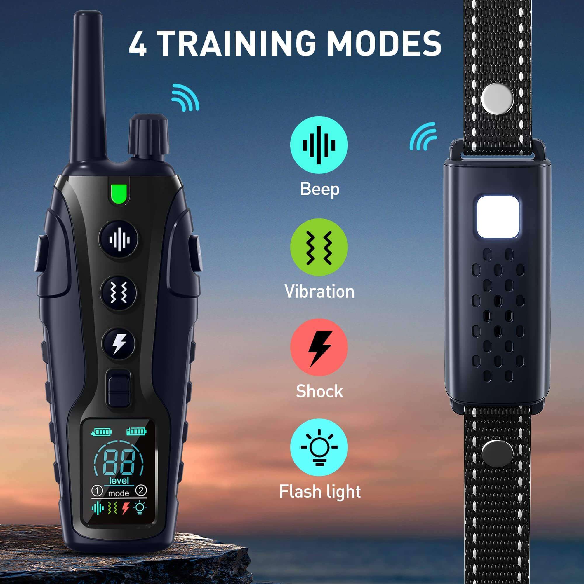 Dog shock 2024 collar bluetooth