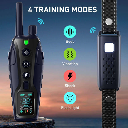 4000FT Remote Dog Training Collar with Flash Light - Wowpetsmart