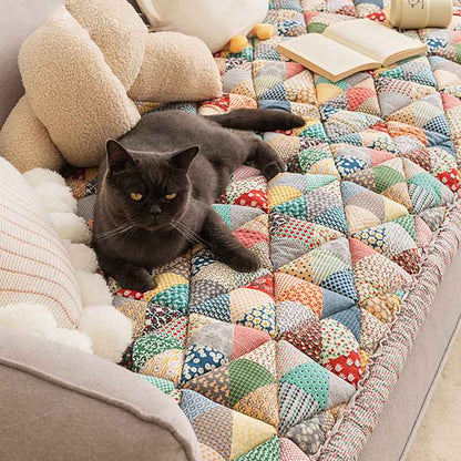 Garden Chic Cotton Protective Couch Cover - Wowpetsmart