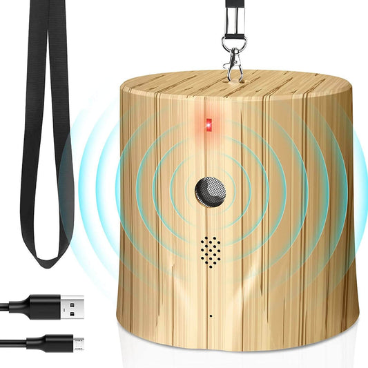 Voice-Assisted Ultrasonic Bark Controller by Wowpetsmart® - Wowpetsmart
