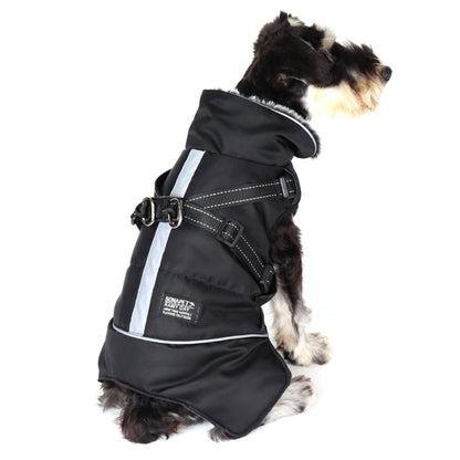 Winter Warm Fur Collar Waterproof Dog Jacket - Wowpetsmart